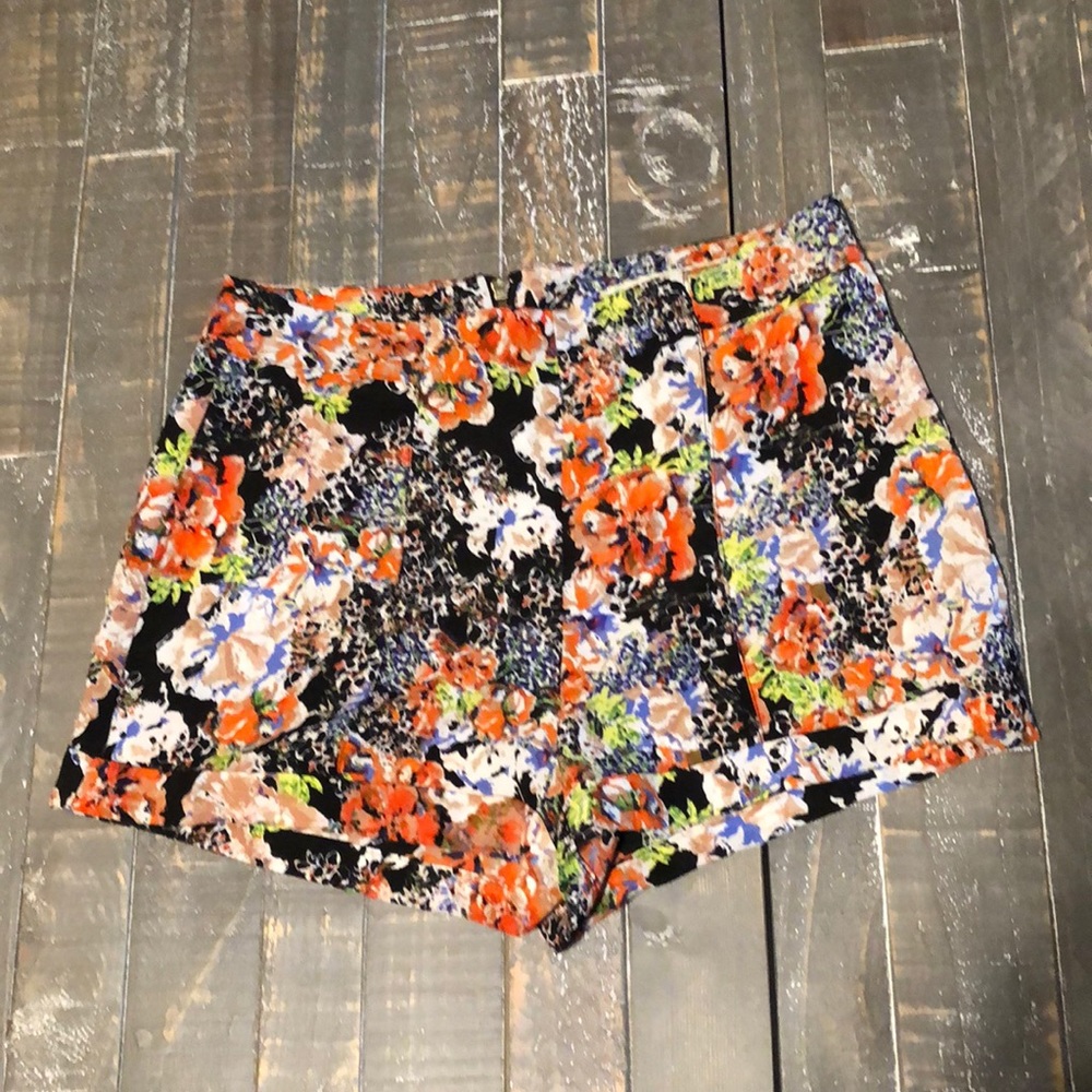 3 for $20 Sale! Chord Floral Zip-Up Shorts